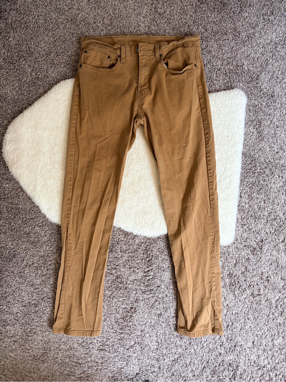 Levi's 502 Straight Khaki Pants 34x34